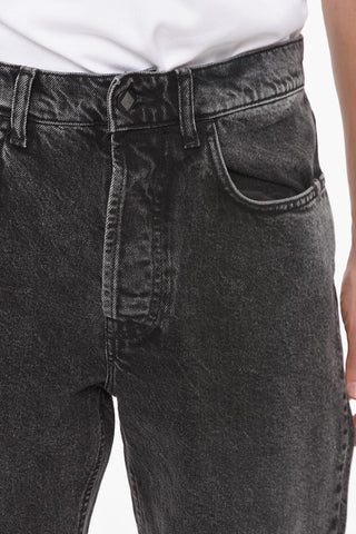 Black Wsh JEREMIAH Mom Fit Denims 17cm