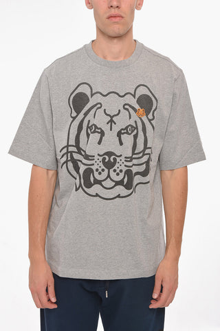 T-Shirt Girocollo K-TIGER Oversized in Cotone