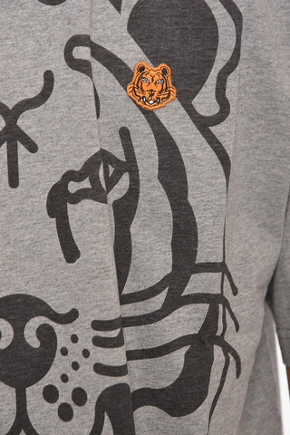 T-Shirt Girocollo K-TIGER Oversized in Cotone