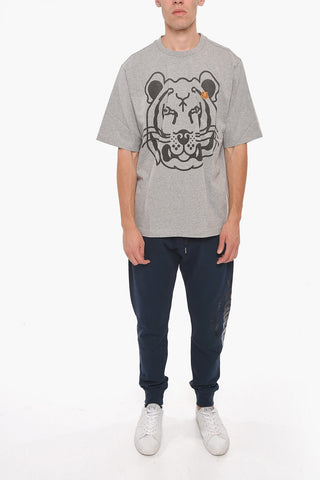 T-Shirt Girocollo K-TIGER Oversized in Cotone