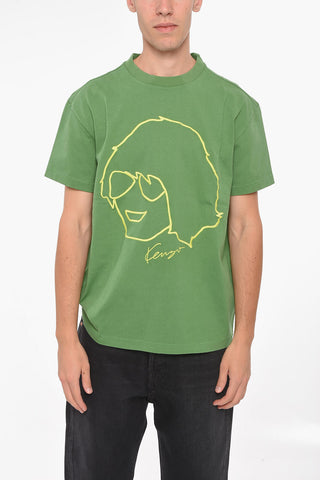 Crewneck Embroiered Short Sleeved T-shirt