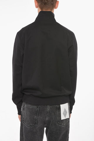 ADIDAS X Y-3 Mock Neck Sweatshirt with Front Zip Closure