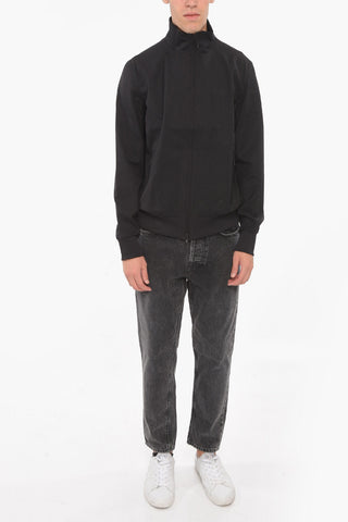 ADIDAS X Y-3 Mock Neck Sweatshirt with Front Zip Closure