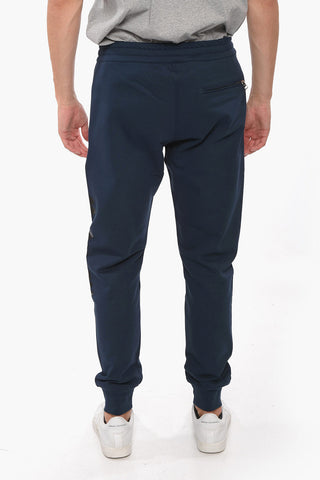 Pantaloni Jogger in Cotone Garzato con Stampa Logo