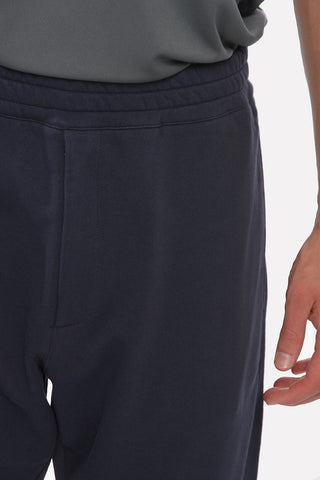 Brushed-cotton Joggers with Logo Print
