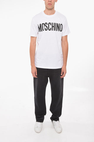 COUTURE! T-Shirt in Cotone Organico con Logo Frontale