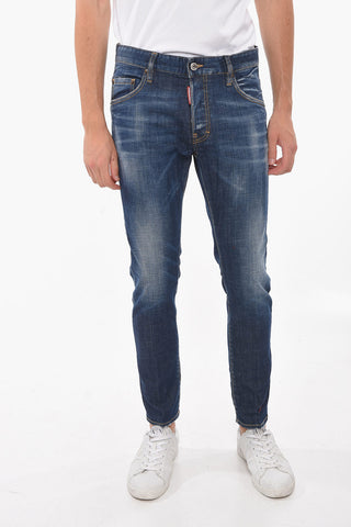 Dark-washed SKATER Denims with Logo