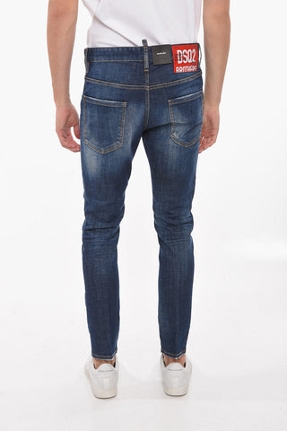 Dark-washed SKATER Denims with Logo