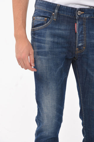 Dark-washed SKATER Denims with Logo