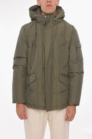 BLIZZARD FIELD Puffer Jacket with Dyed Lamb Fur
