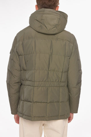 BLIZZARD FIELD Puffer Jacket with Dyed Lamb Fur