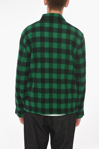Wool TIMBER Jacket with Check Pattern