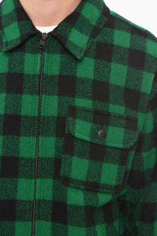 Wool TIMBER Jacket with Check Pattern