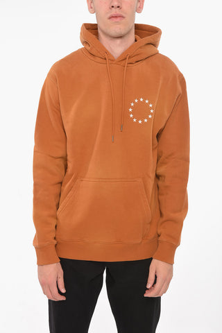 ARCHIVE Fleeced-cotton Hoodie with Star-embroidery