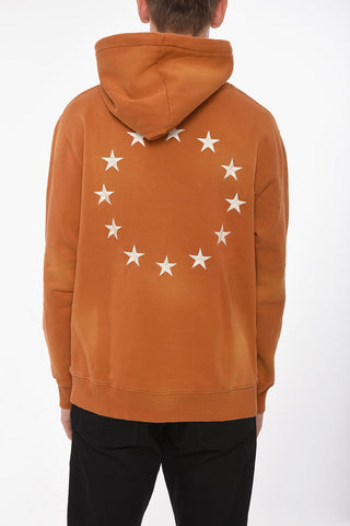 ARCHIVE Fleeced-cotton Hoodie with Star-embroidery