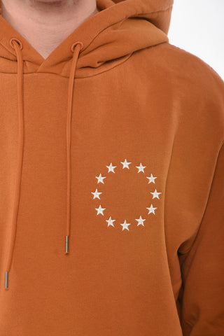 ARCHIVE Fleeced-cotton Hoodie with Star-embroidery