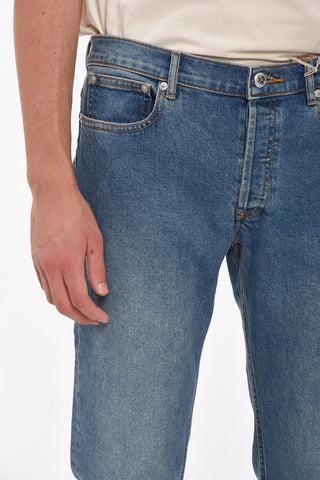 Light-washed Straight-leg Jeans