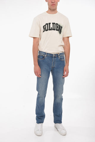 Light-washed Straight-leg Jeans
