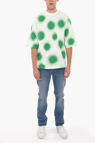 MONCLER 1 X JW ANDERSON Crew Neck SPRAY Cotton T-Shirt