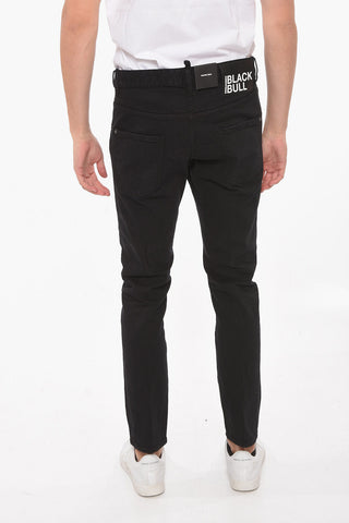 BLACK BULL Skater-fitting Cotton-twill Denims