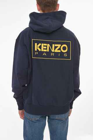 PARIS Printed Logo Cotton Hoodie