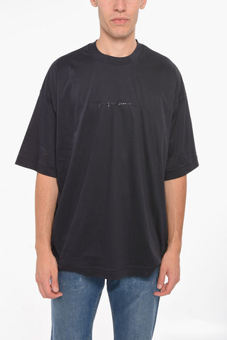 GIORGIO Crew Neck SIGN T-Shirt with Embossed Logo