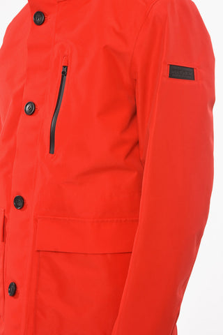 Down Parka with Foldable Hood