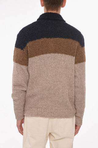 Alpaca Wool Sweather with V-neckline