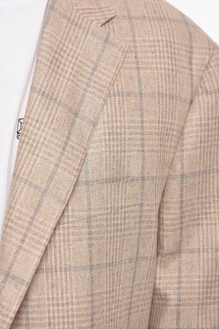 District Check LEADER SOFT Silk Blazer