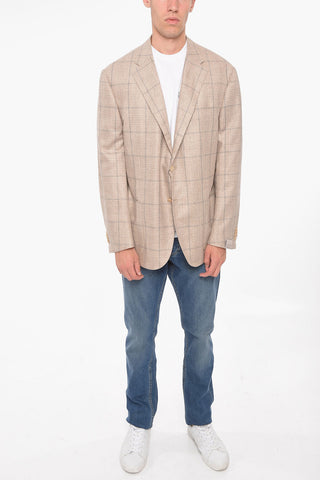 District Check LEADER SOFT Silk Blazer