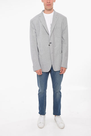 ID Unlined Micro Pied de Poule Patterned Blazer