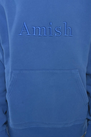 Embroidered Logo Cotton Hoodie