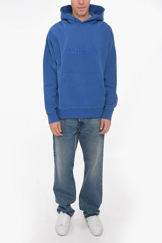 Embroidered Logo Cotton Hoodie
