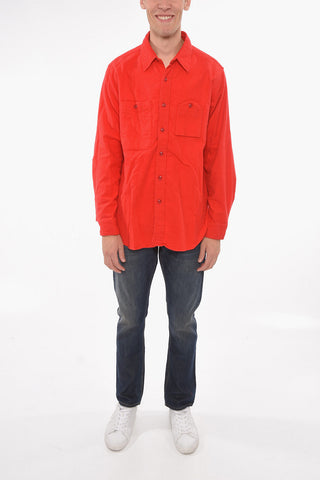 Fleeced-cotton WORK Shirt