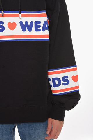 Cotton GCDS WEAR Printed Hoodie
