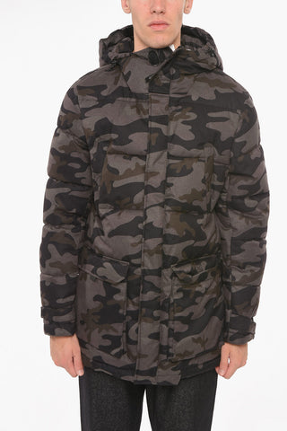 PENN-RICH Padded Parka with Camouflage Pattern