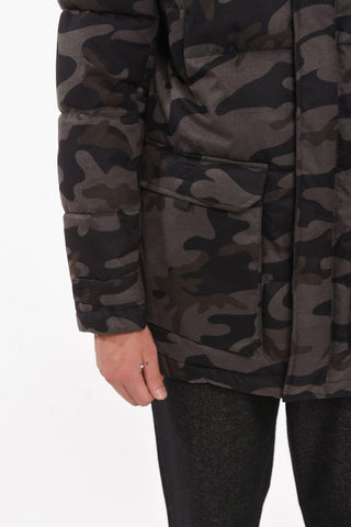 PENN-RICH Padded Parka with Camouflage Pattern