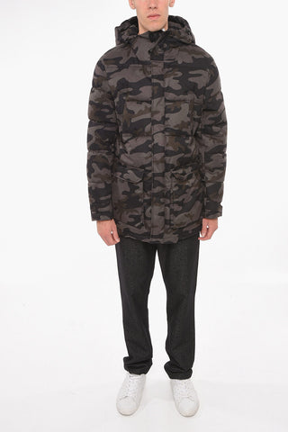 PENN-RICH Padded Parka with Camouflage Pattern
