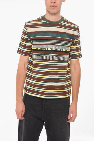 Crewneck Striped Short Sleeved T-shirt