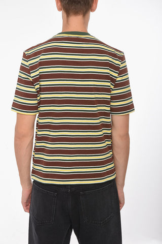 Crewneck Striped Short Sleeved T-shirt