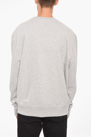 Brushed-cotton Crewneck Sweatshirt with Print