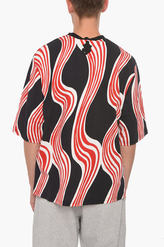 MONCLER 1 X JW ANDERSON Abstract Patterned Cotton T-Shirt