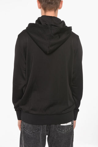 Brushed-cotton Hoodie with Print