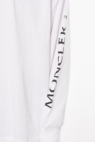 MONCLER 4 HYKE T-Shirt in Cotone con Maniche Logate
