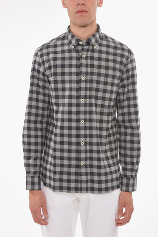 POLAR Flannel Shirt with Button Down Collar