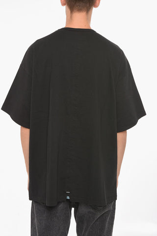 FACETASM T-Shirt Girocollo in Cotone con Taschino
