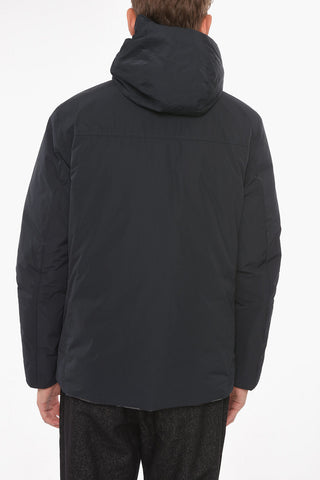 Reversible Puffer jacket with Camouflage Pattern