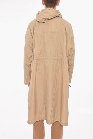 Nylon CYCLONE Parka with Waist Drawstring
