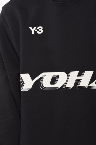 ADIDAS X Y-3 Rubber Printed YOHJI Hoodie