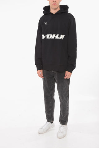 ADIDAS X Y-3 Rubber Printed YOHJI Hoodie